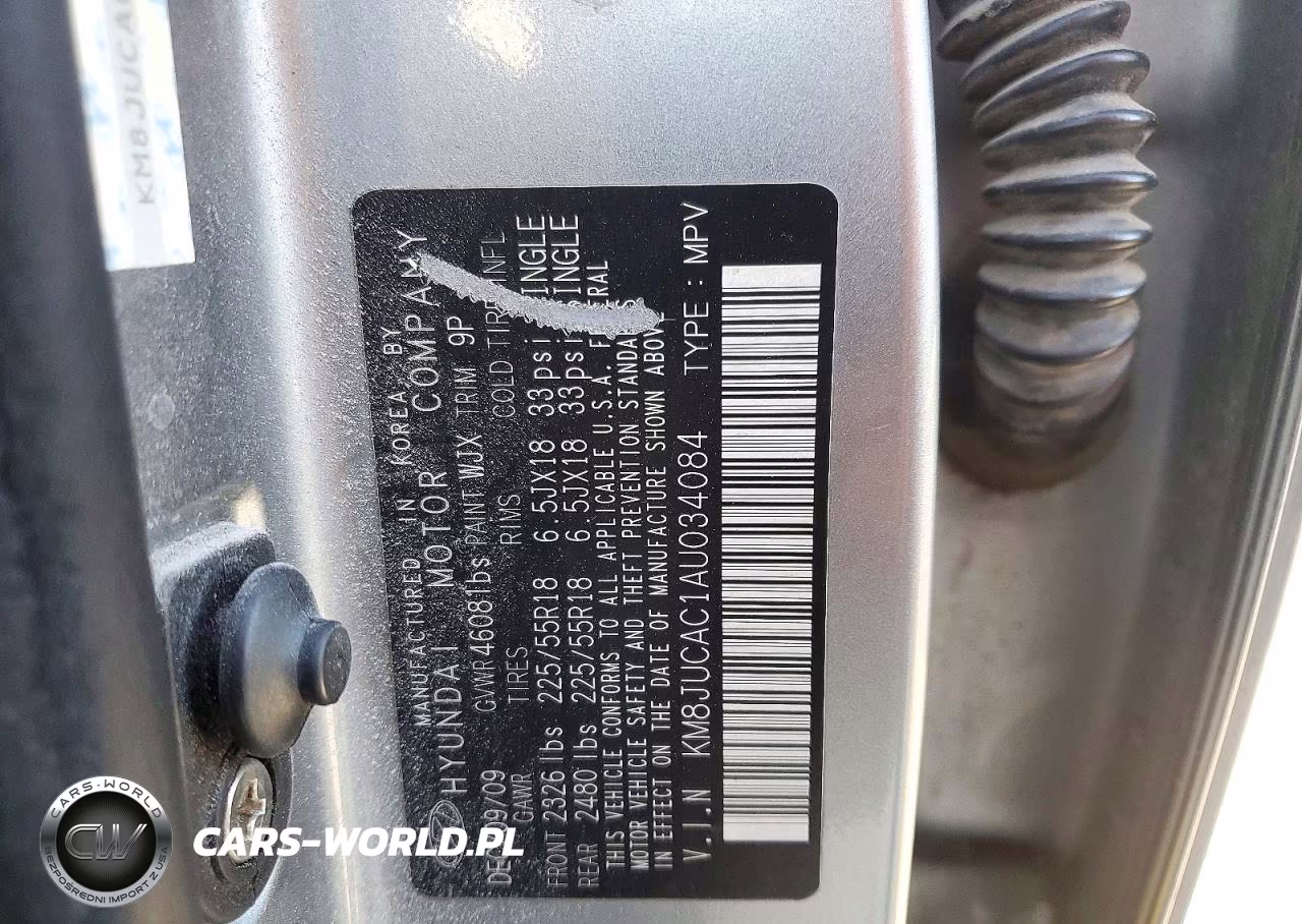 2010 Hyundai Tucson Limited VIN:KM8JUCAC1AU034084 - 12