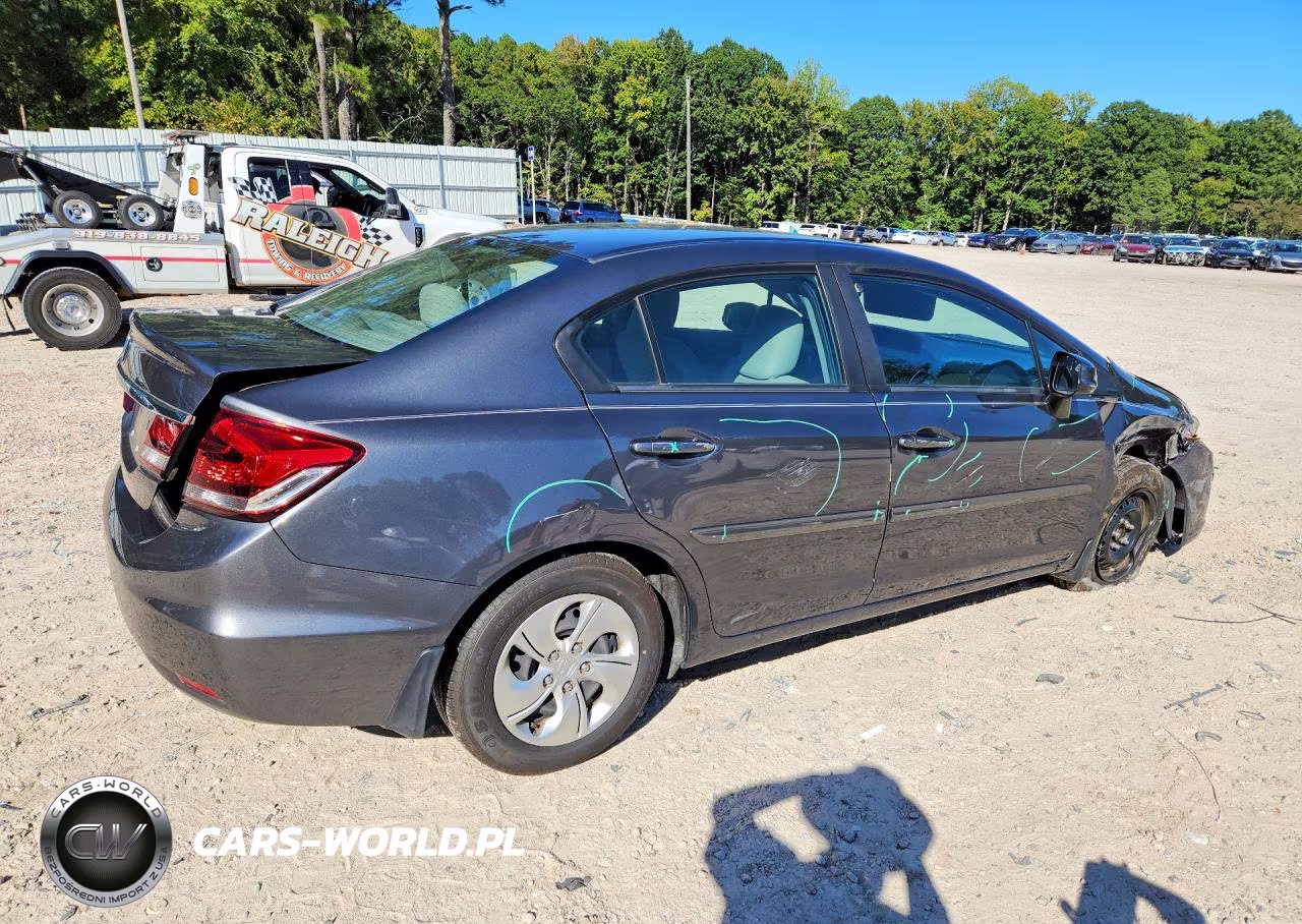 2013 Honda Civic Lx VIN:2HGFB2F53DH569219 - 3