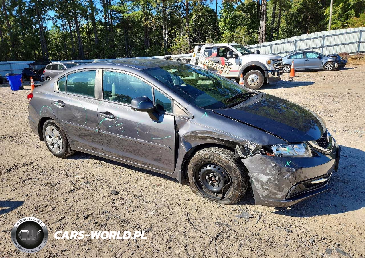 2013 Honda Civic Lx VIN:2HGFB2F53DH569219 - 4