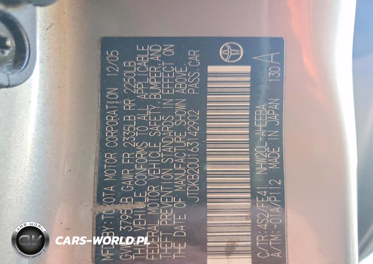 2006 Toyota Prius Base VIN:JTDKB20U163142902 - 12