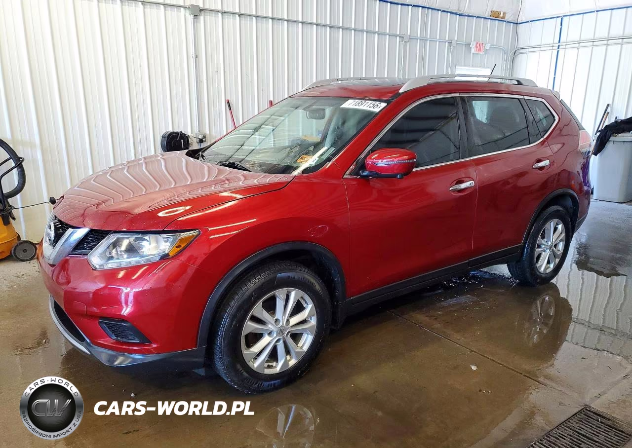 2016 Nissan Rogue Sv VIN:5N1AT2MV9GC916449 - 1