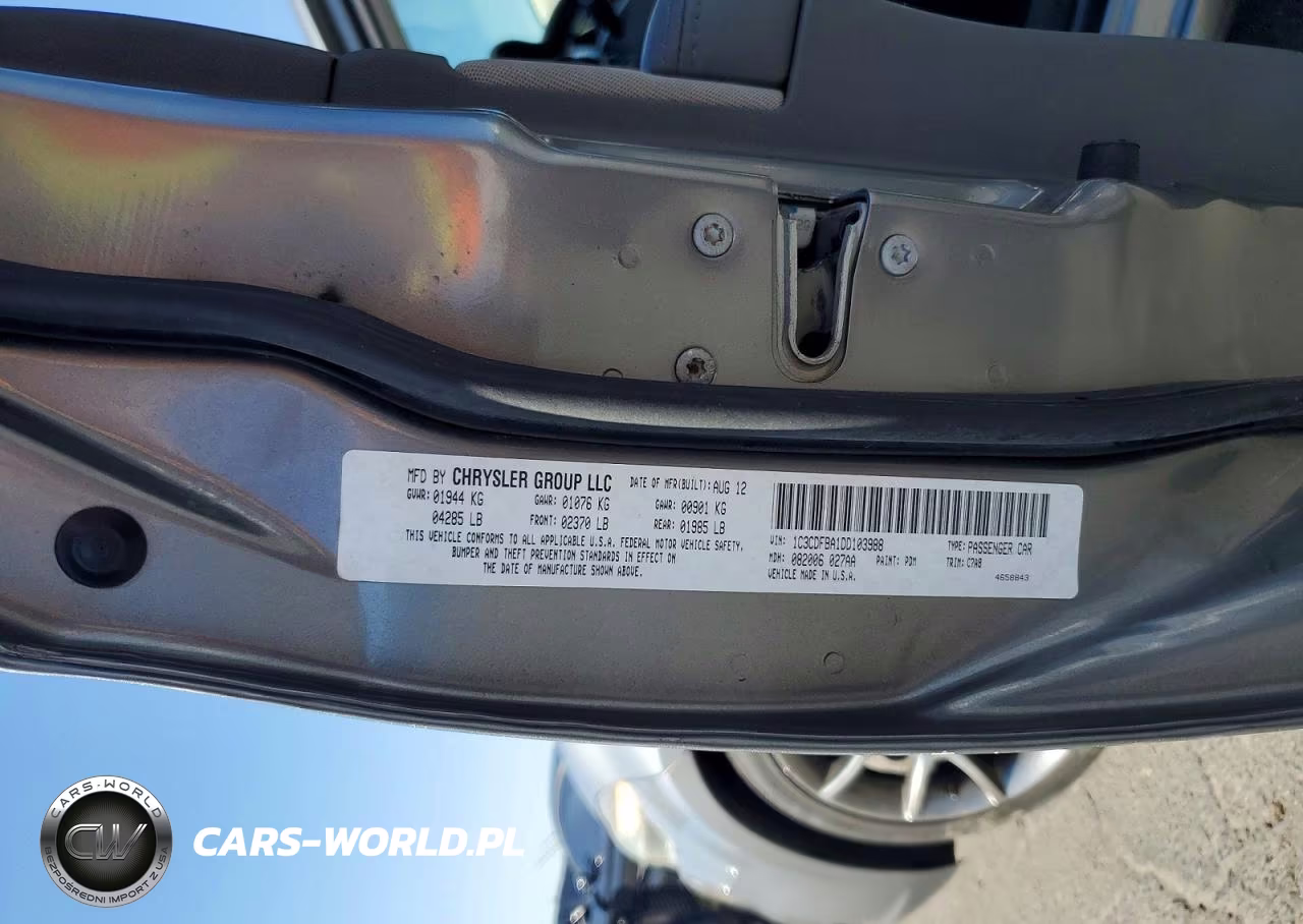 2013 Dodge Dart Sxt VIN:1C3CDFBA1DD103988 - 12