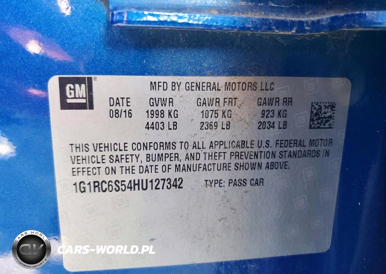 2017 Chevrolet Volt Lt VIN:1G1RC6S54HU127342 - 12