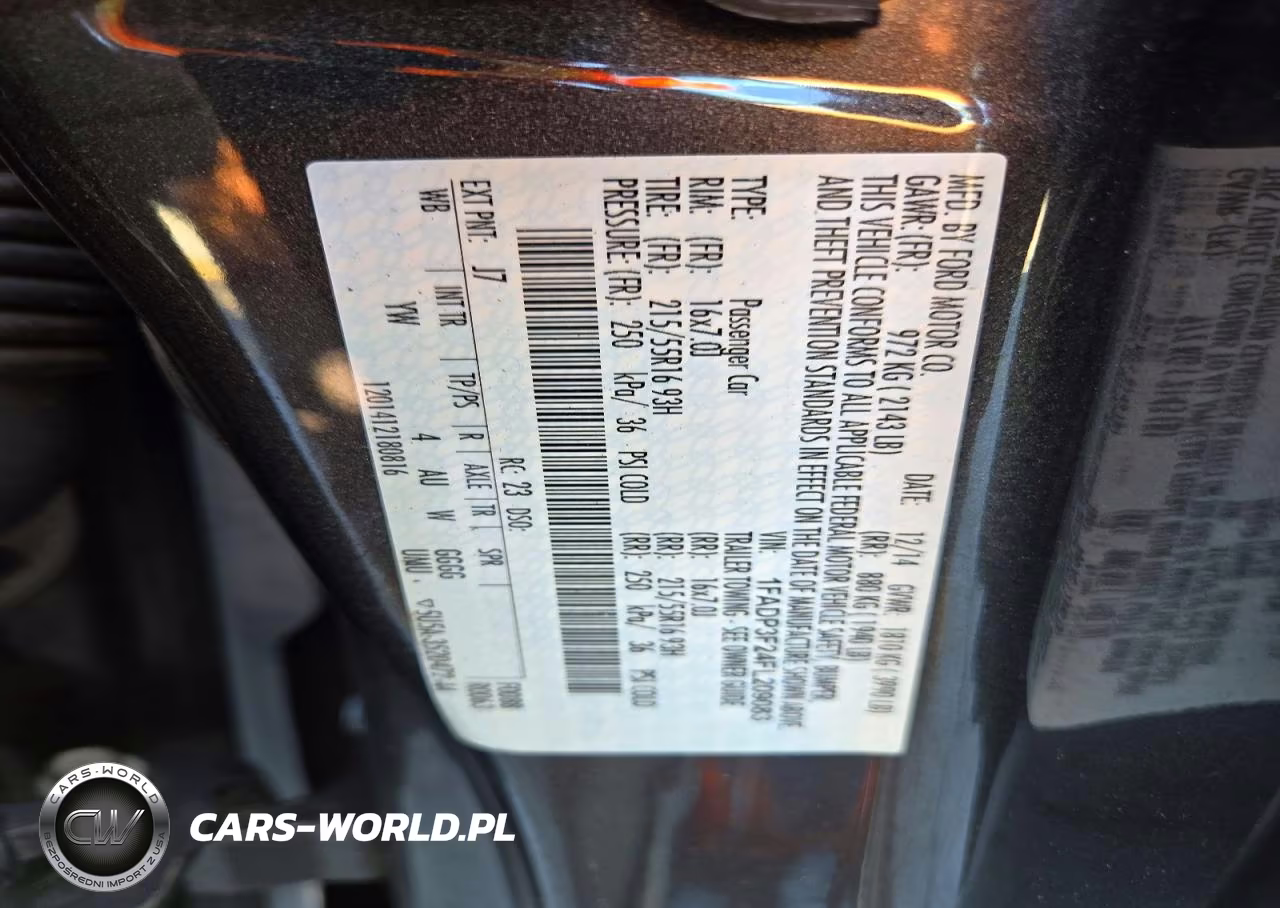 2015 Ford Focus Se VIN:1FADP3F24FL209083 - 12