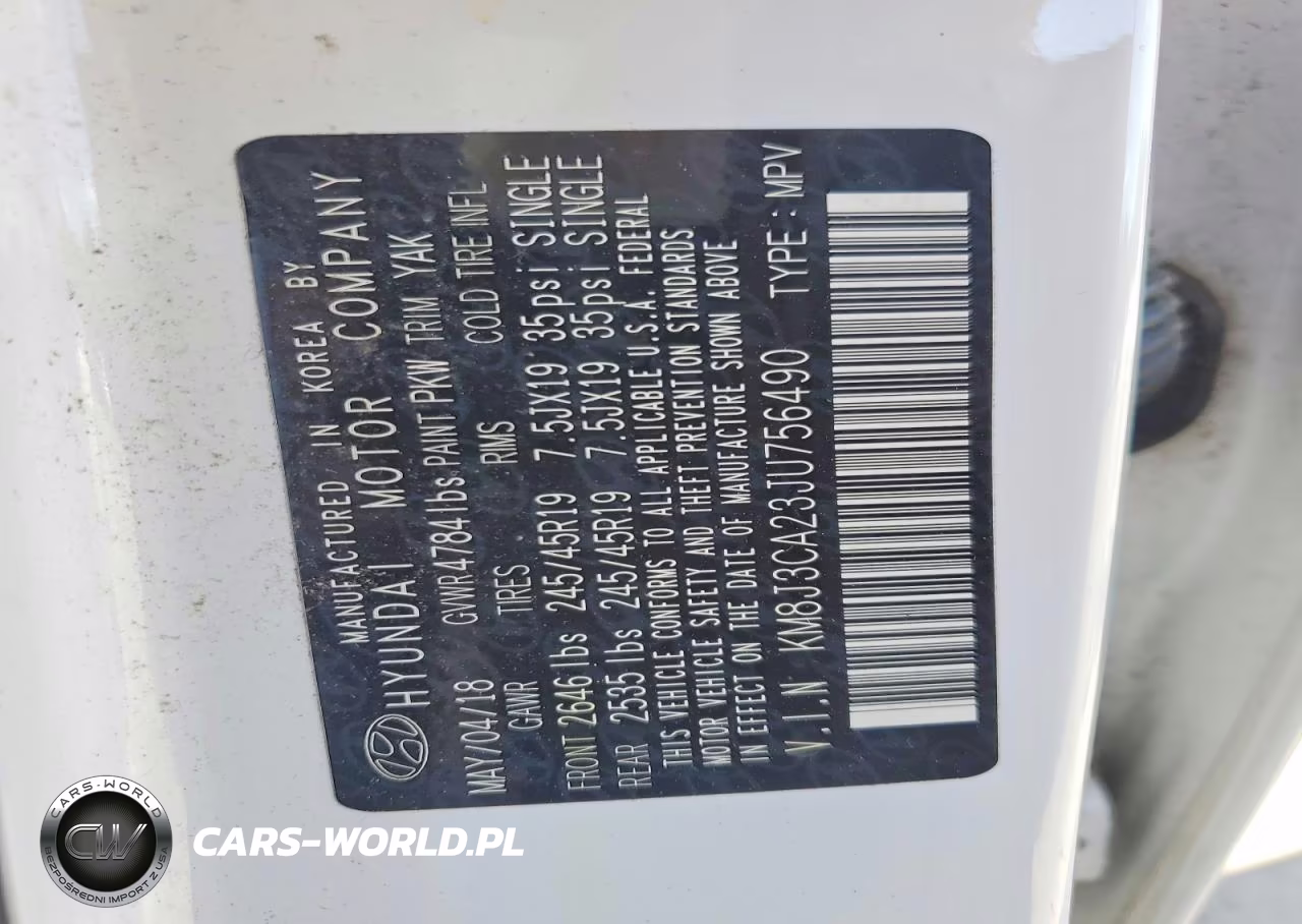 2018 Hyundai Tucson Value VIN:KM8J3CA23JU756490 - 13