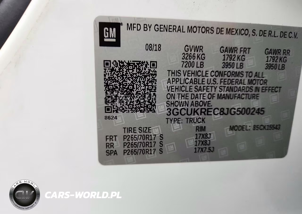2018 Chevrolet Silverado K1500 Lt VIN:3GCUKREC8JG500245 - 12
