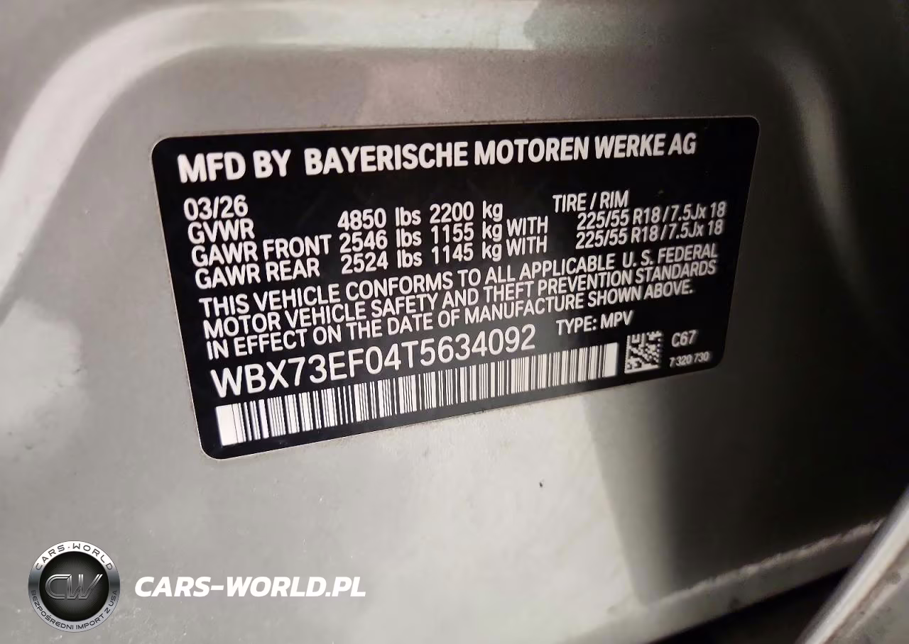 2026 BMW X1 xDrive28I VIN:WBX73EF04T5634092 - 14