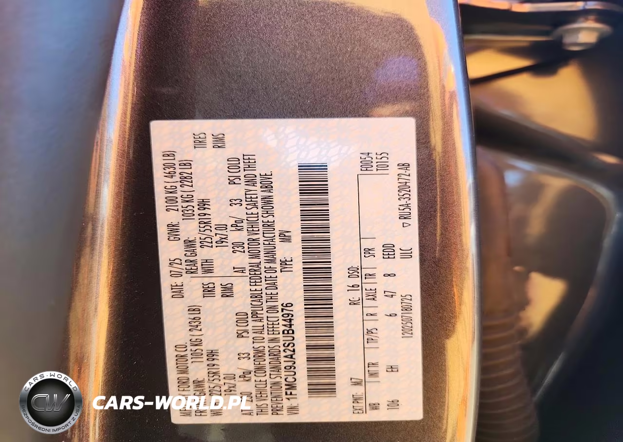 2025 Ford Escape Platinum VIN:1FMCU9JA2SUB44976 - 13