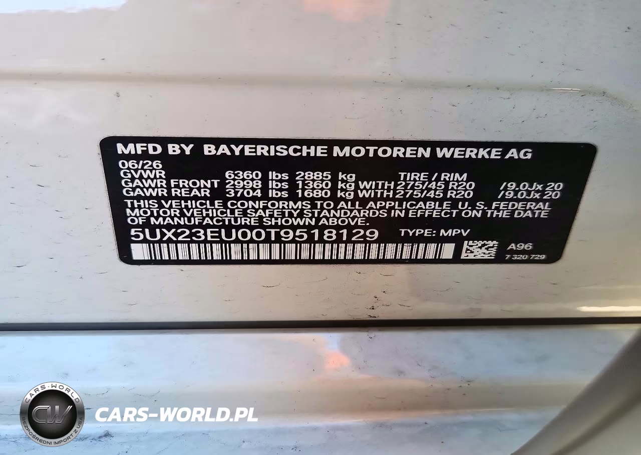 2026 B M W X Series X5 4D Suv 40I xDrive Msport VIN:5UX23EU00T9518129 - 13
