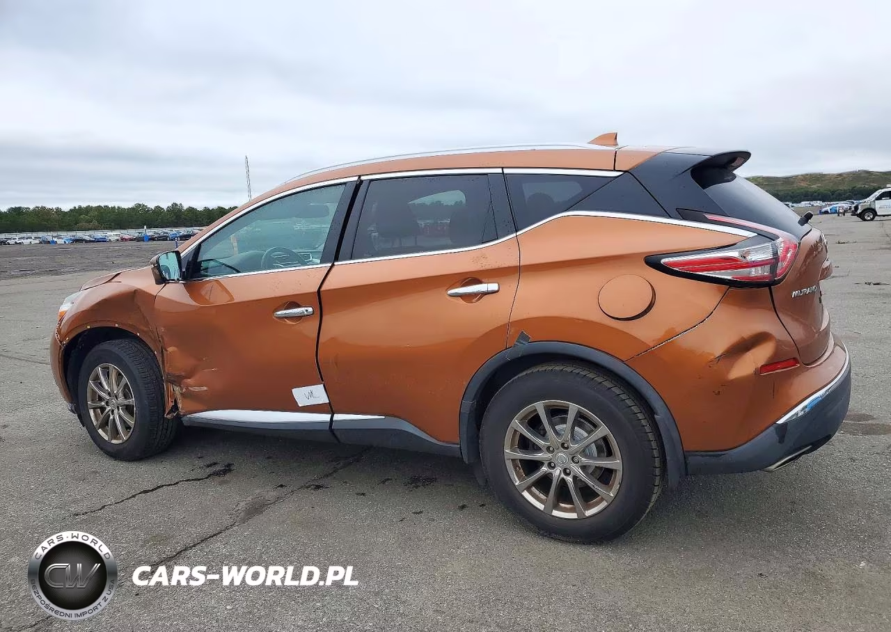 2017 Nissan Murano Sl VIN:5N1AZ2MH3HN176296 - 2