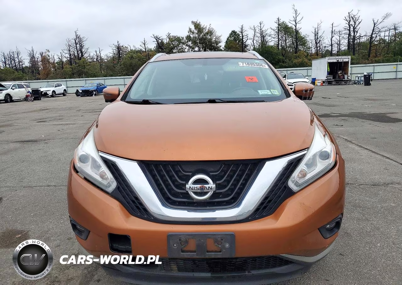 2017 Nissan Murano Sl VIN:5N1AZ2MH3HN176296 - 5
