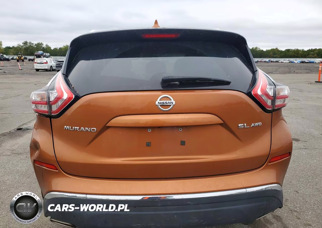 2017 Nissan Murano Sl VIN:5N1AZ2MH3HN176296 - 6