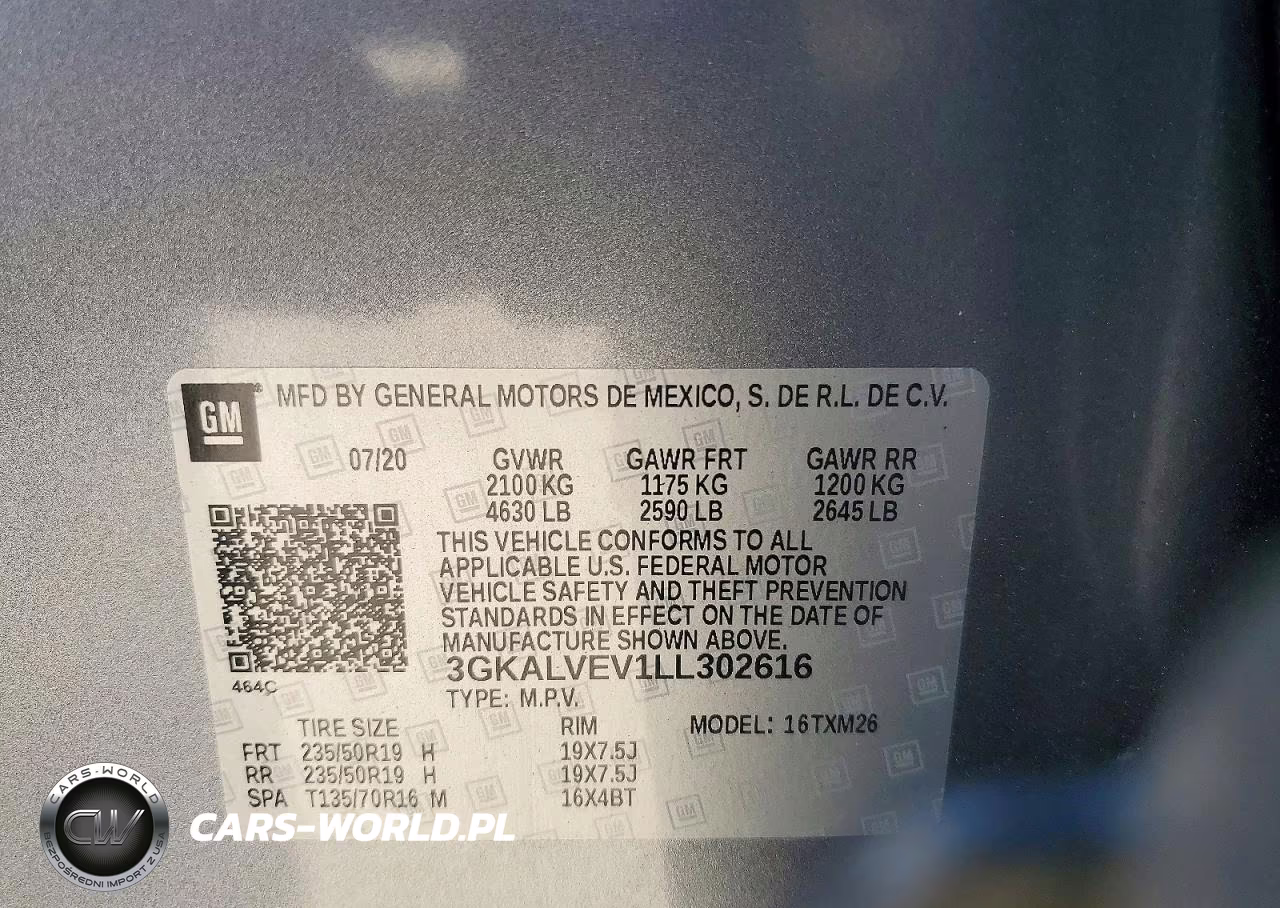 2020 GMC Terrain Slt VIN:3GKALVEV1LL302616 - 13