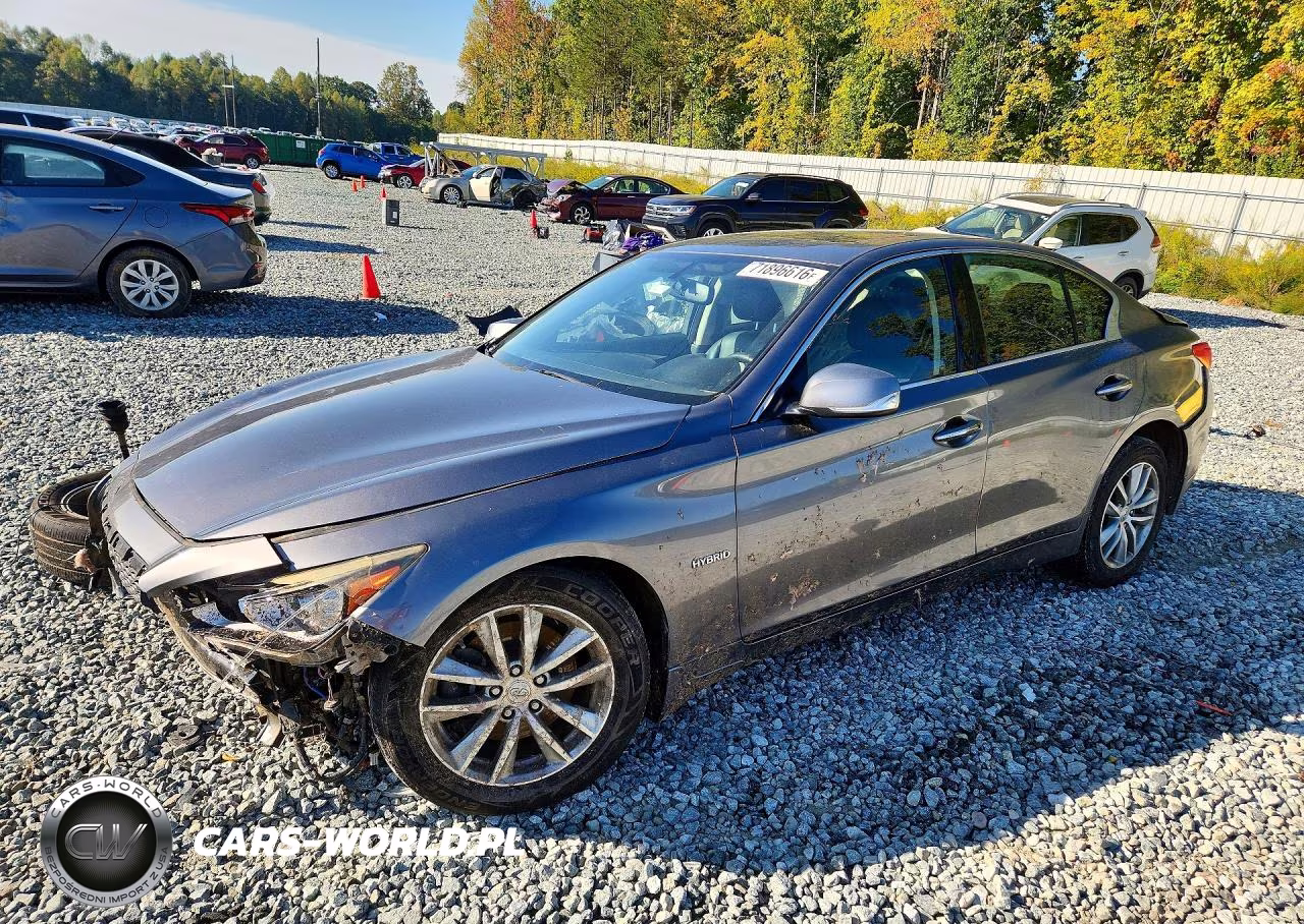 2014 Infiniti Q50 Hybrid Premium VIN:JN1AV7AR7EM701116 - 1
