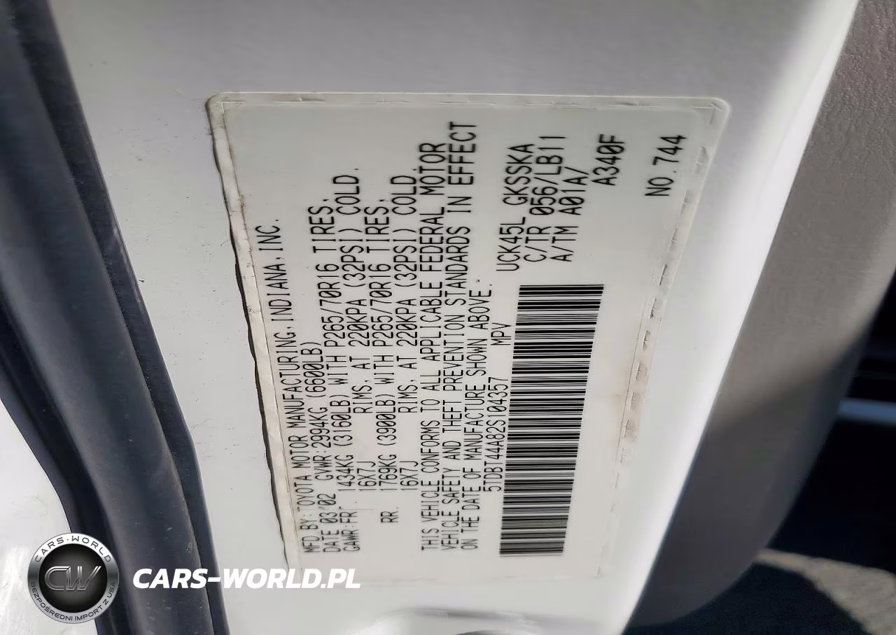 2002 Toyota Sequoia Sr5 VIN:5TDBT44A82S104357 - 13