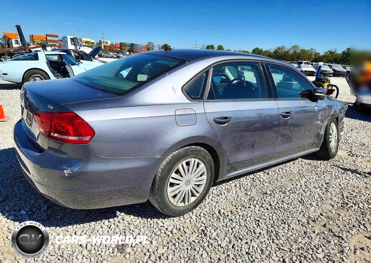 2014 Volkswagen Passat S VIN:1VWAT7A34EC104572 - 3