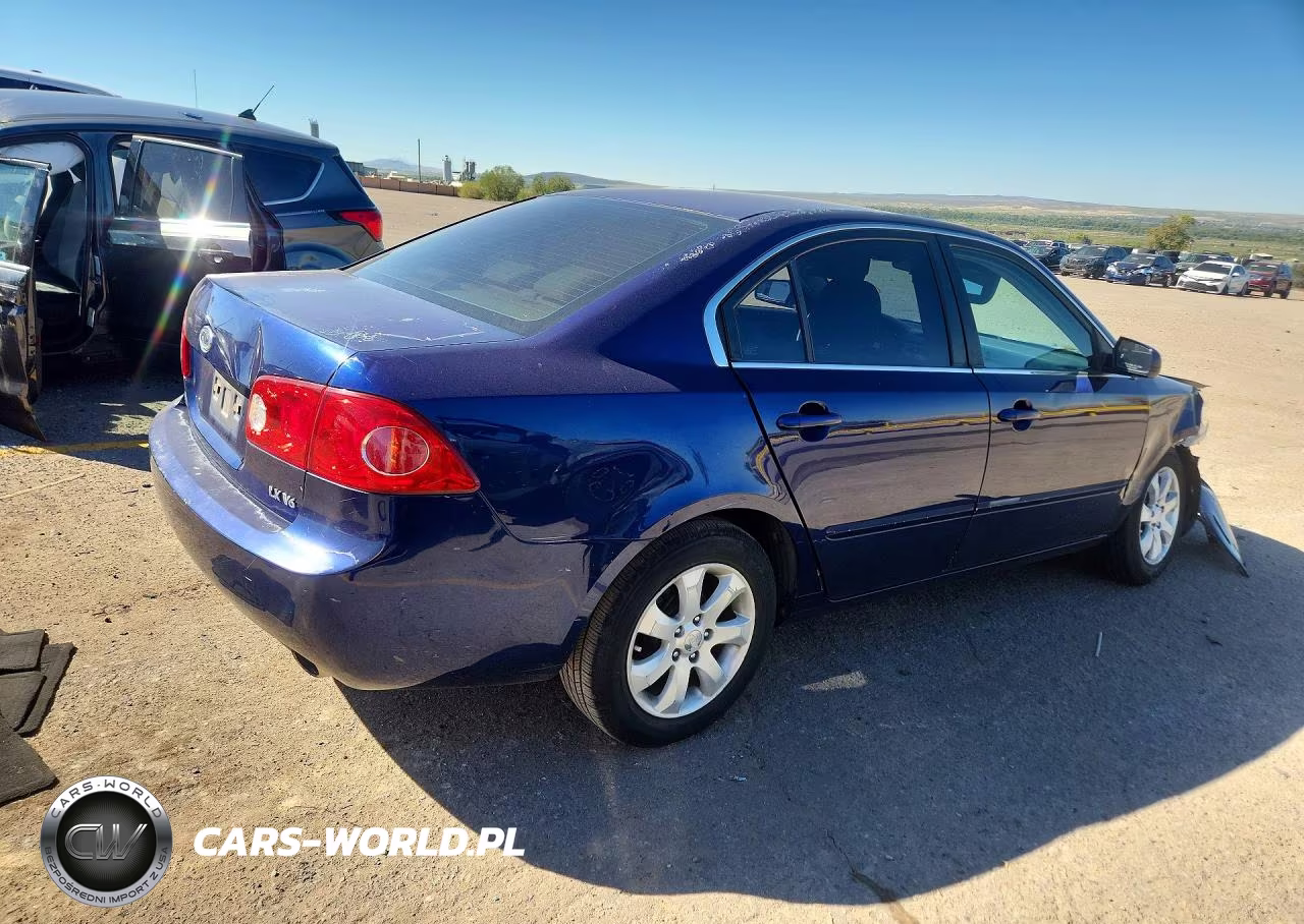 2008 Kia Optima Lx VIN:KNAGE124785242365 - 3
