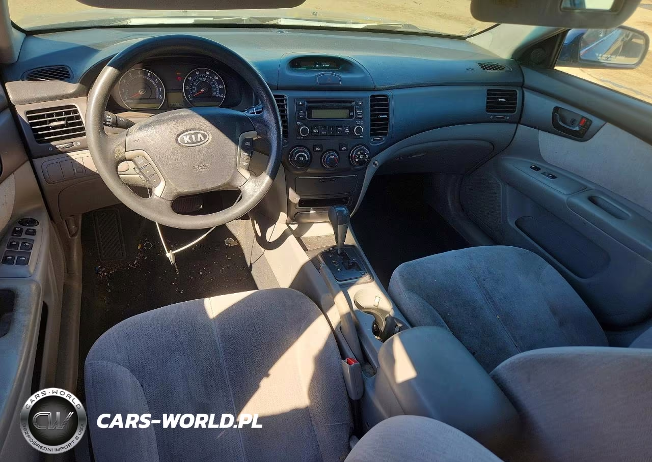 2008 Kia Optima Lx VIN:KNAGE124785242365 - 8