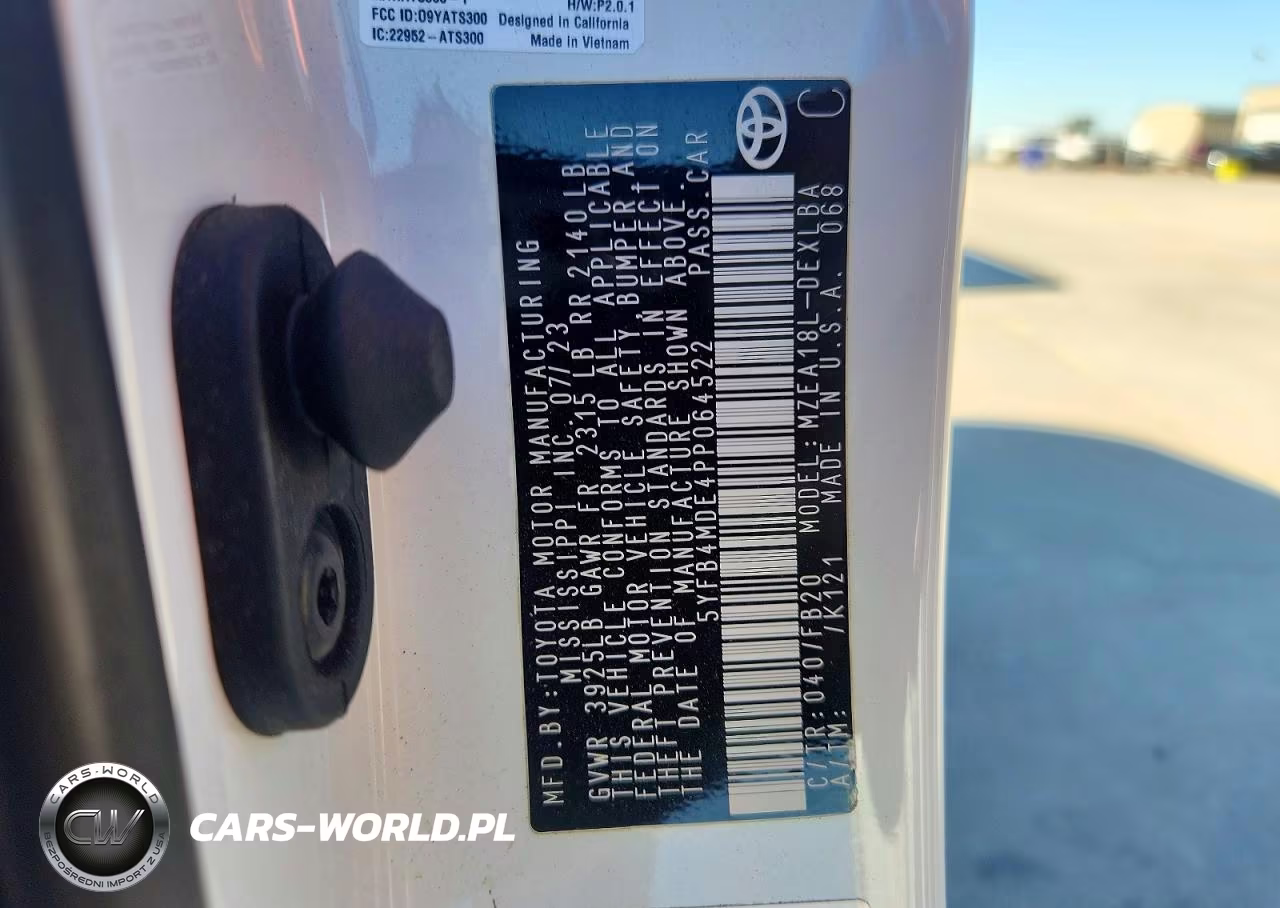 2023 Toyota Corolla Le VIN:5YFB4MDE4PP064522 - 12