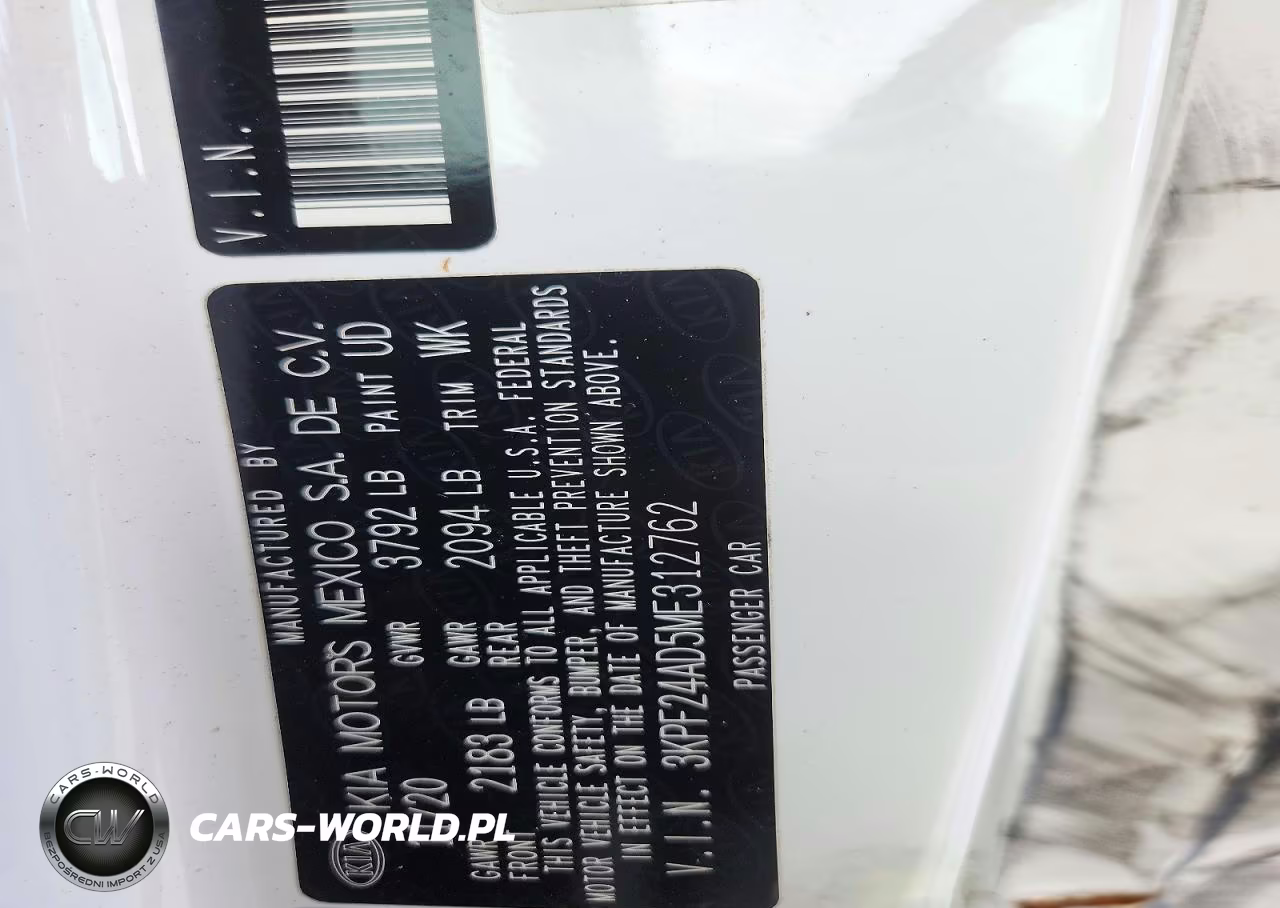 2021 Kia Forte Lxs VIN:3KPF24AD5ME312762 - 12