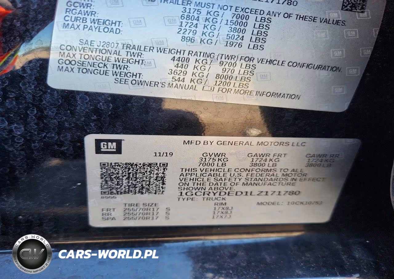2020 Chevrolet Silverado K1500 Lt VIN:1GCRYDED1LZ171780 - 12