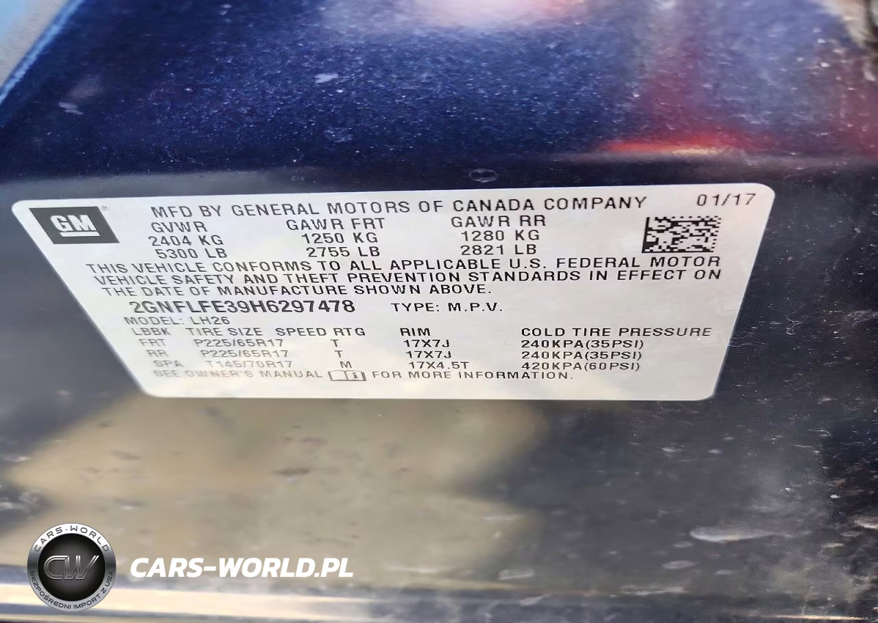 2017 Chevrolet Equinox Lt VIN:2GNFLFE39H6297478 - 13