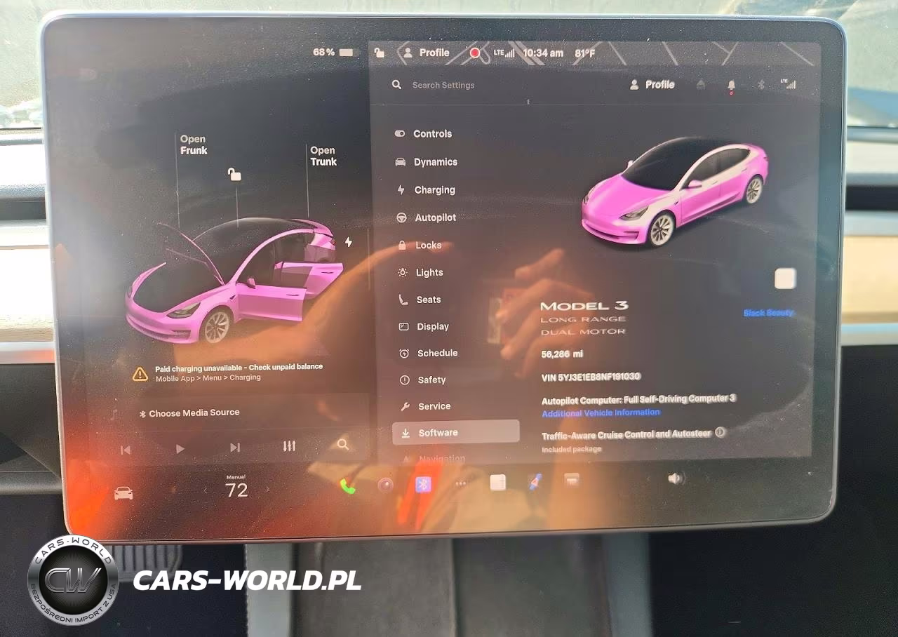 2022 Tesla Model 3 VIN:5YJ3E1EB8NF191030 - 9