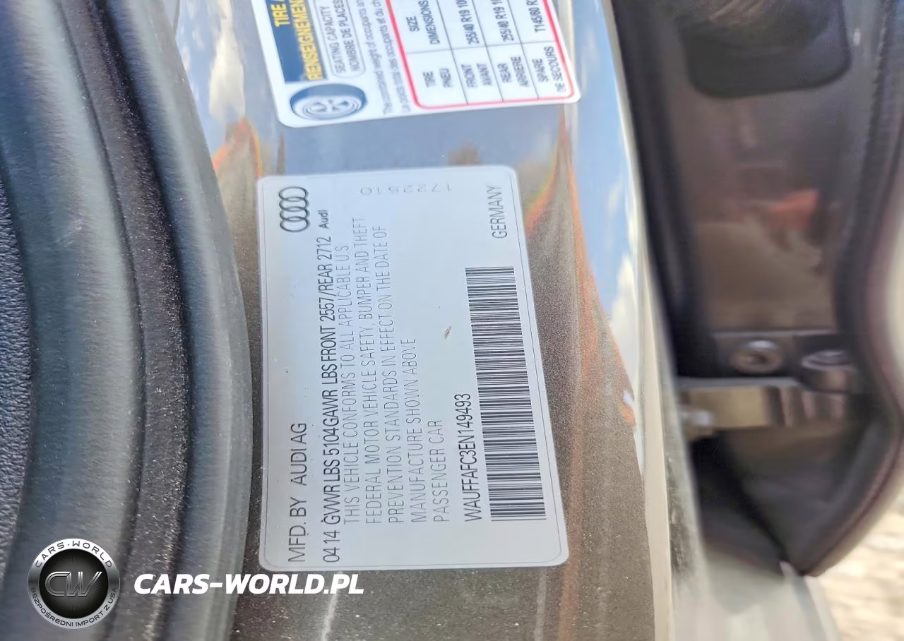 AUDI A6 PREMIUM VIN:WAUFFAFC3EN149493 - 12
