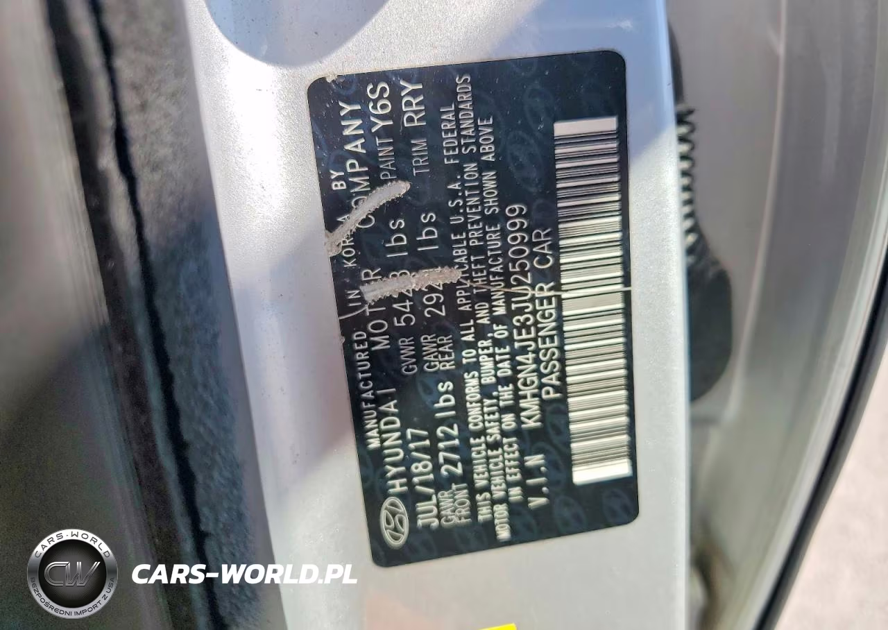 2018 Genesis G80 3.8 VIN:KMHGN4JE3JU250999 - 12