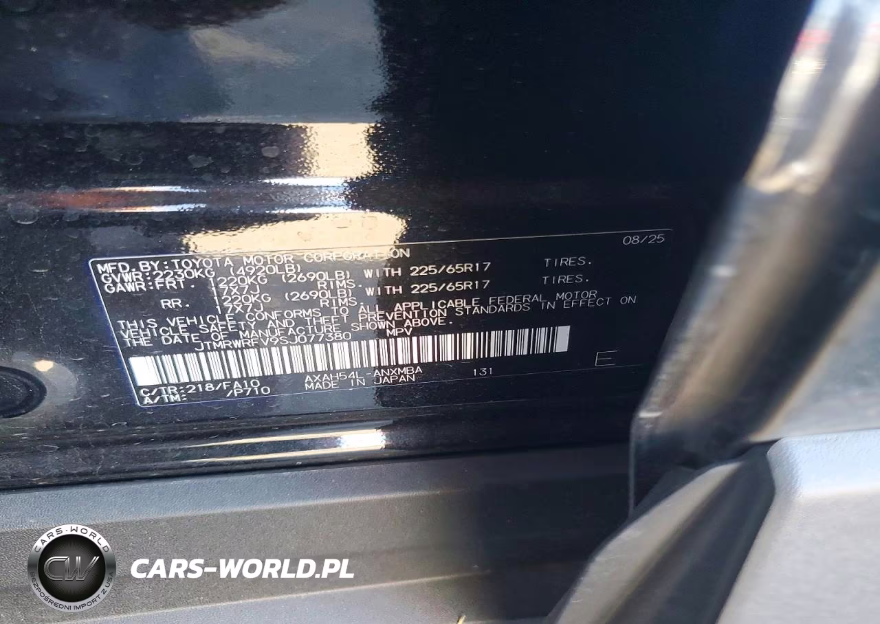 2025 Toyota Rav4 Hybrid Xle VIN:JTMRWRFV9SJ077380 - 13