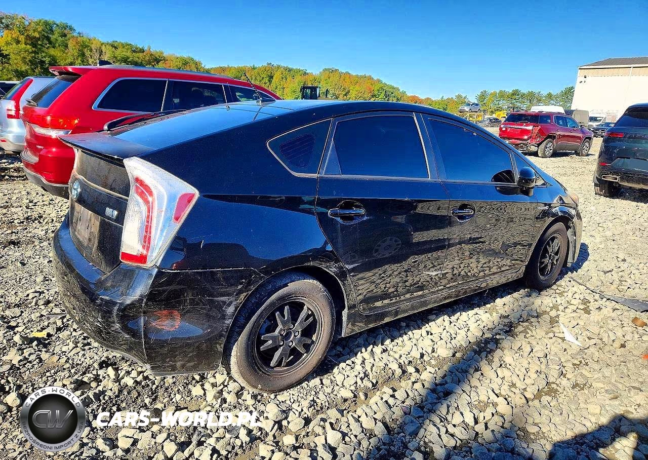 2012 Toyota Prius Three VIN:JTDKN3DU6C1599221 - 3