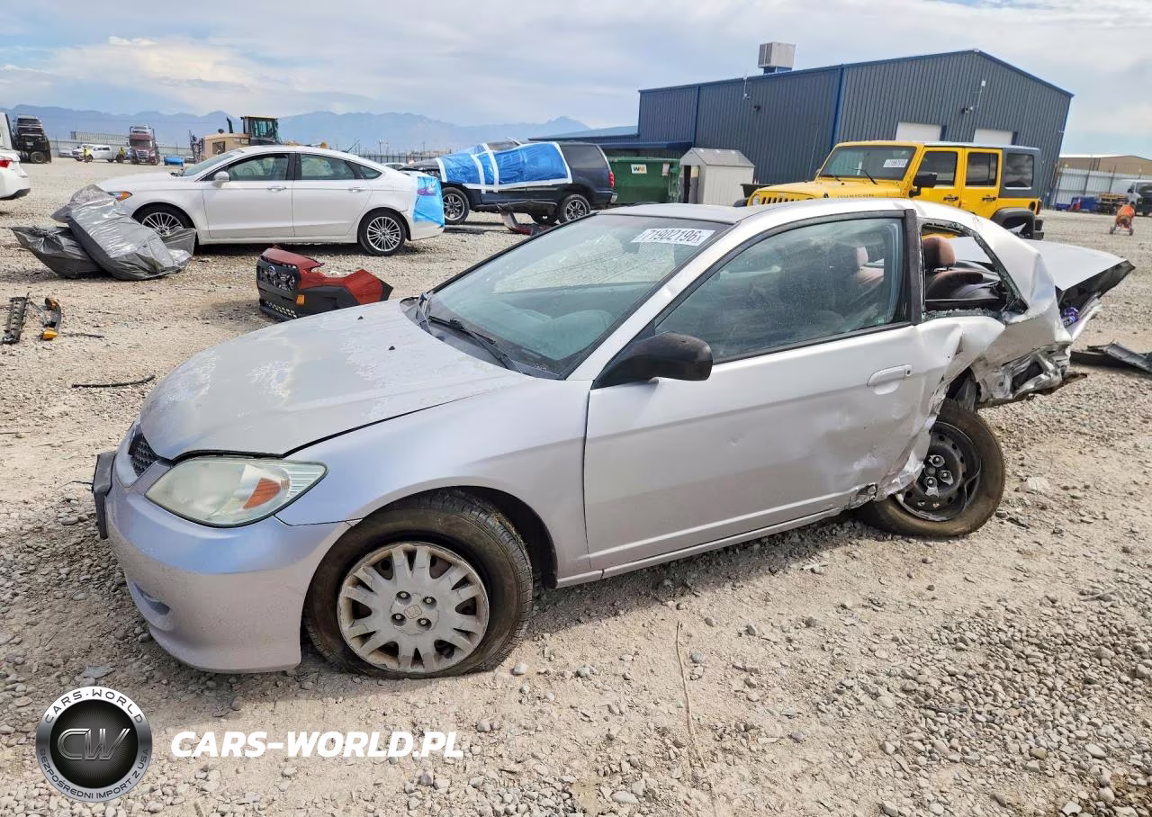 2004 Honda Civic Lx VIN:1HGEM22554L071330 - 1