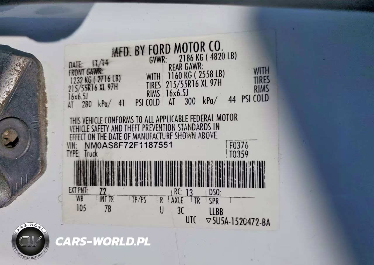 2015 Ford Transit Connect Xlt VIN:NM0AS8F72F1187551 - 13