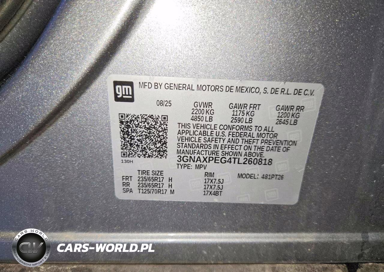 2026 Chevrolet Equinox Lt VIN:3GNAXPEG4TL260818 - 13