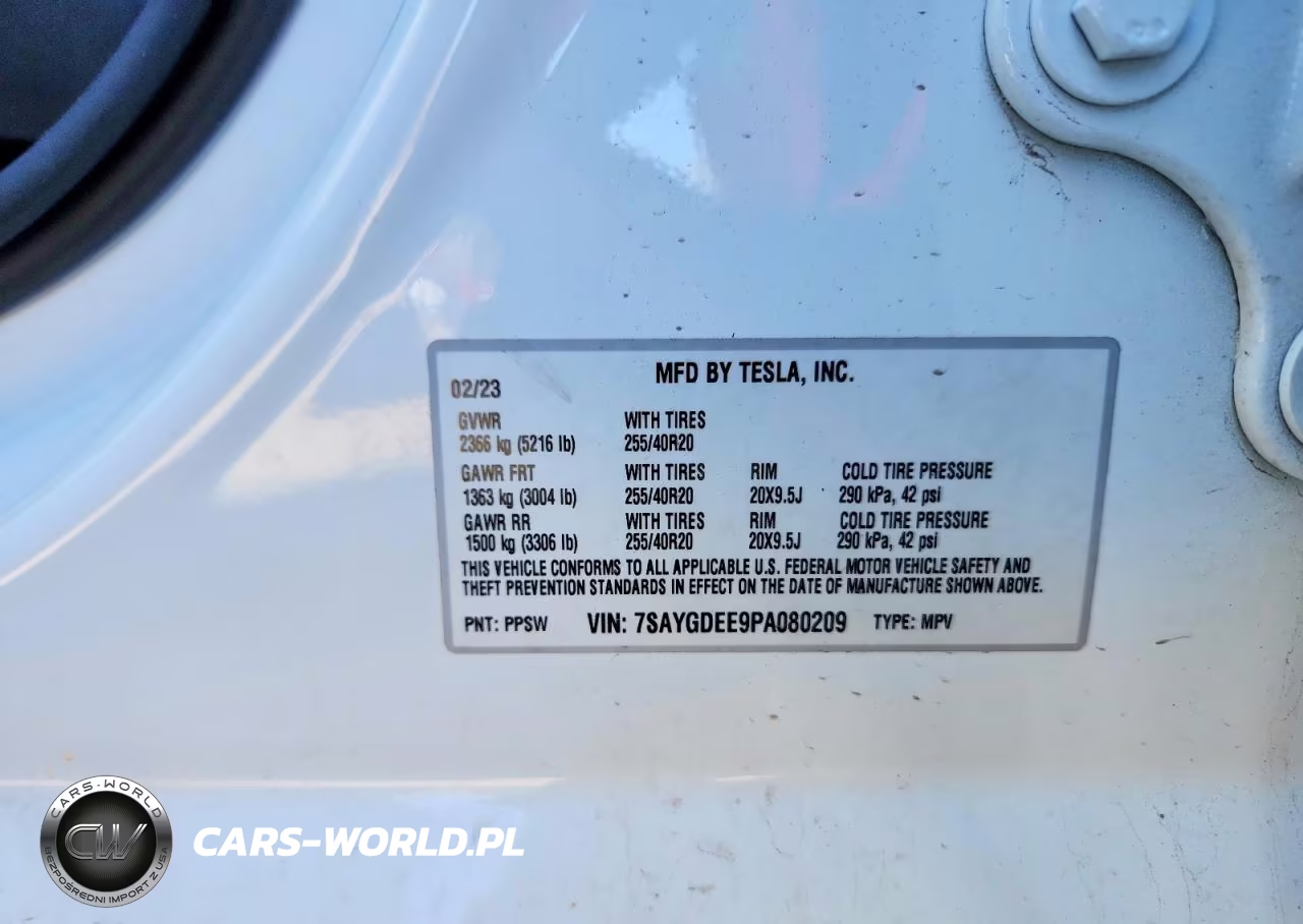 2023 Tesla Model Y VIN:7SAYDGEE9PA080209 - 12