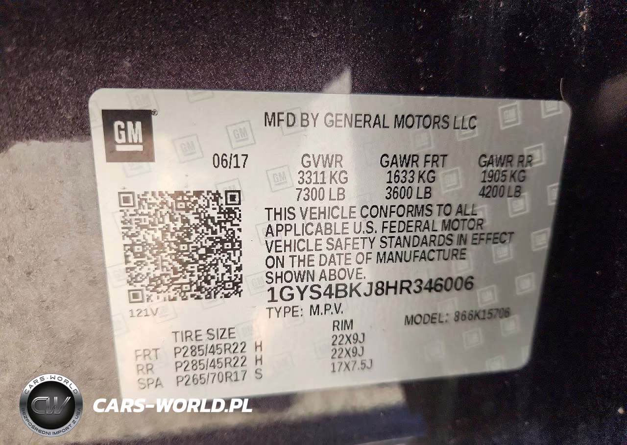 2017 Cadillac Escalade Luxury VIN:1GYS4BKJ8HR346006 - 13