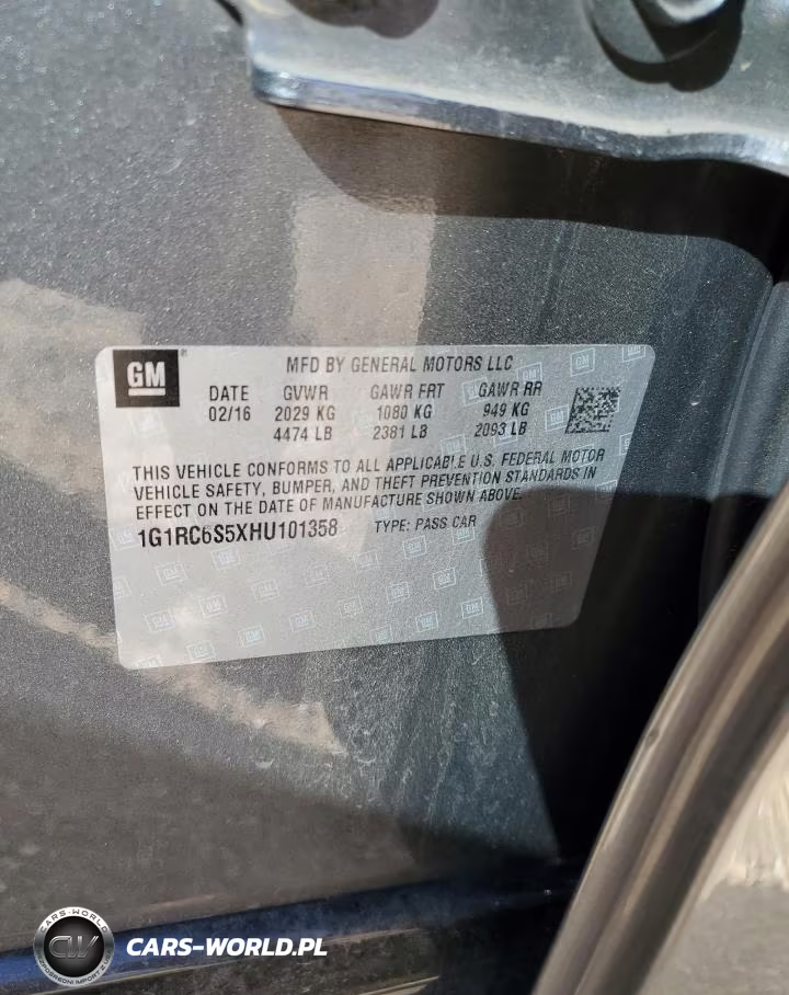 2017 Chevrolet Volt Lt VIN:1G1RC6S5XHU101358 - 12