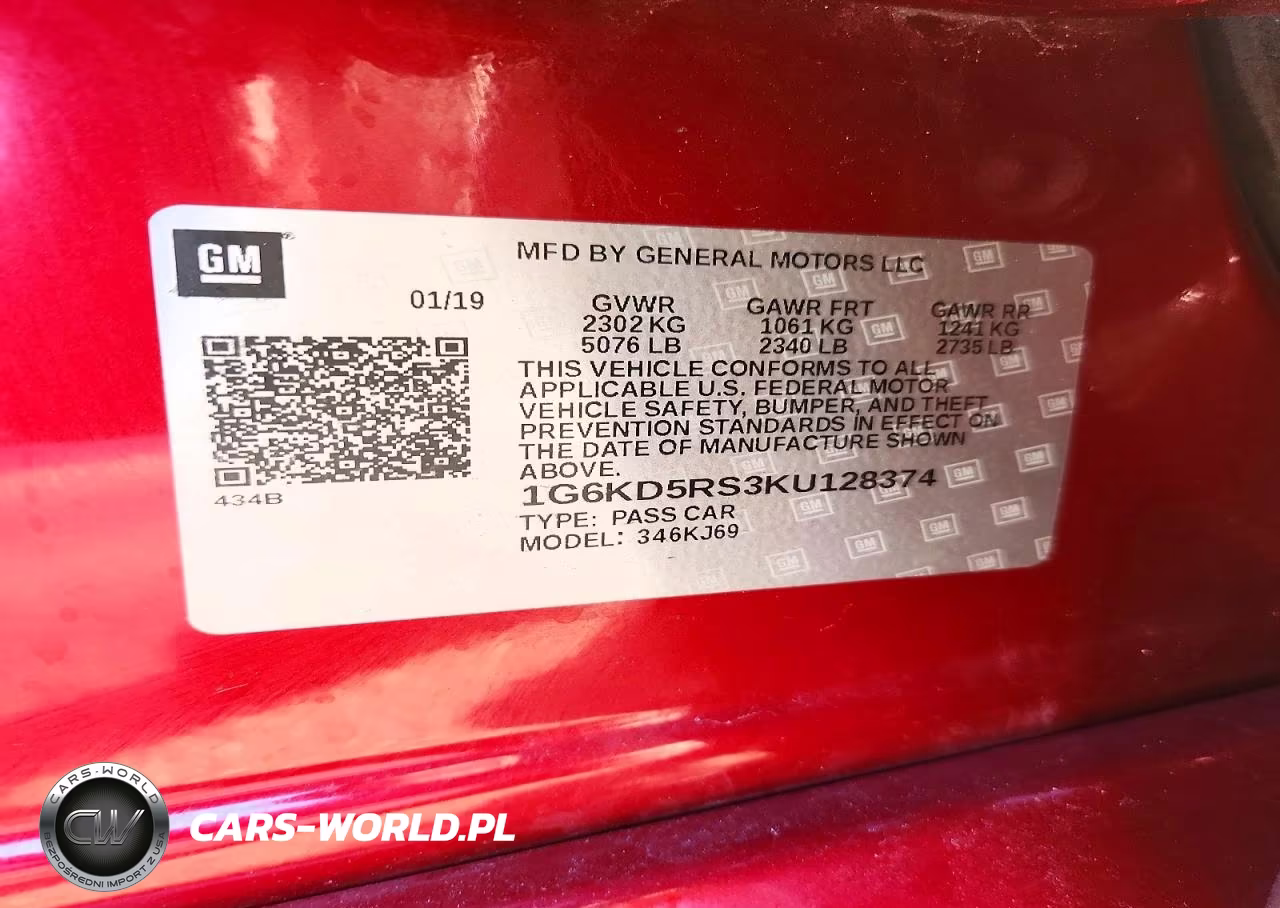2019 Cadillac Ct6 Premium Luxury VIN:1G6KD5RS3KU128374 - 12