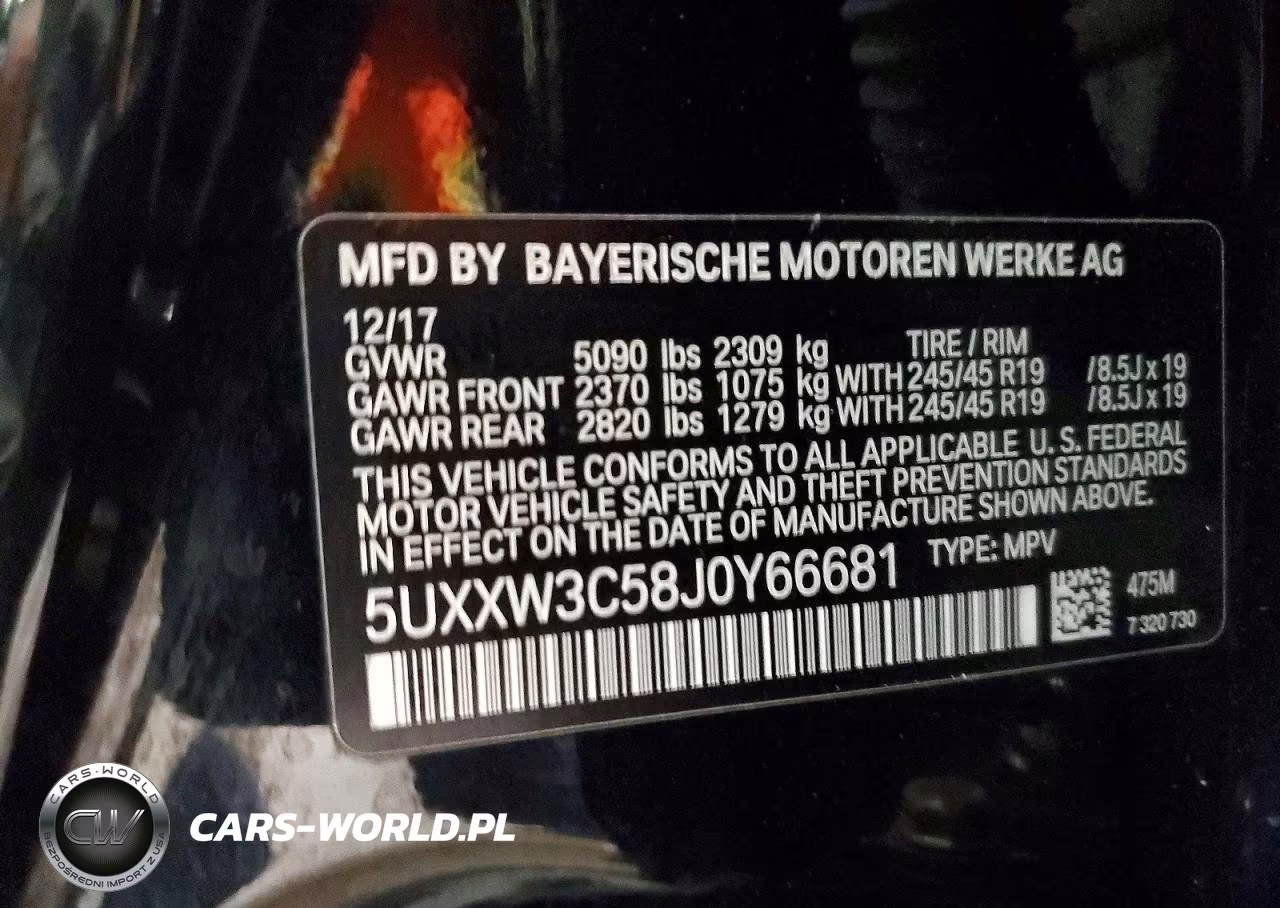 2018 BMW X4 xDrive28I VIN:5UXXW3C58J0Y66681 - 13