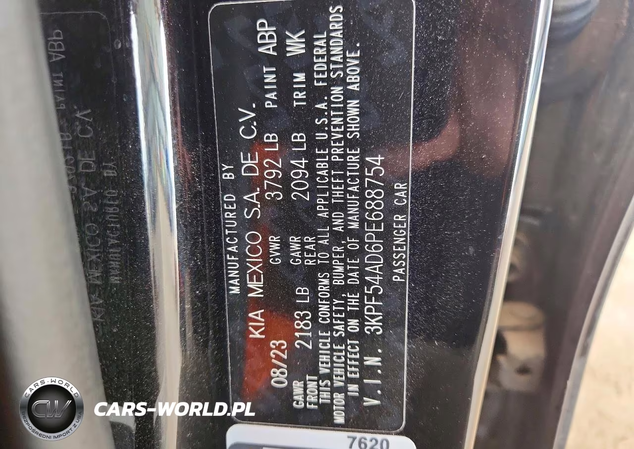 2023 Kia Forte Gt Line VIN:3KPF54AD6PE688754 - 12