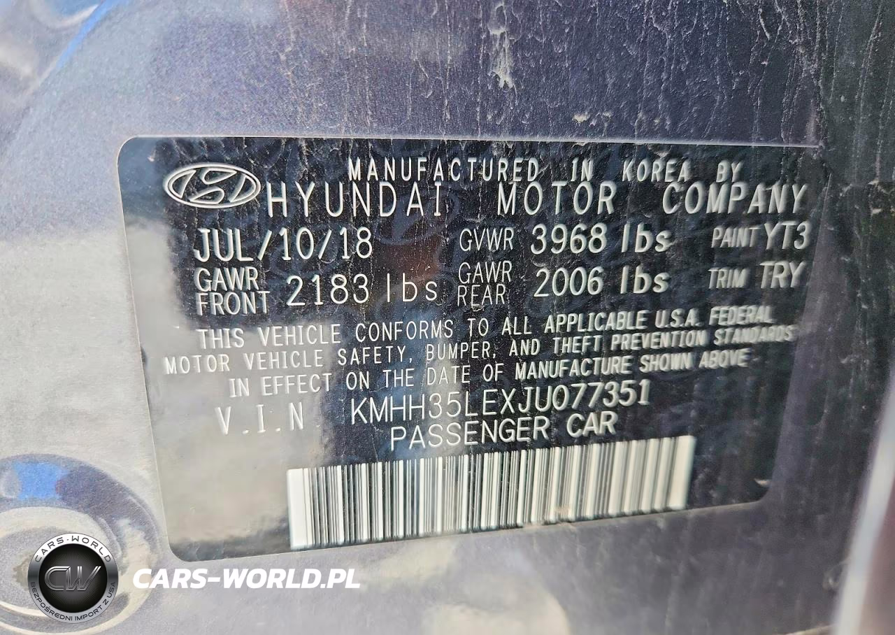 2018 Hyundai Elantra Gt Base VIN:KMHH35LEXJU077351 - 12