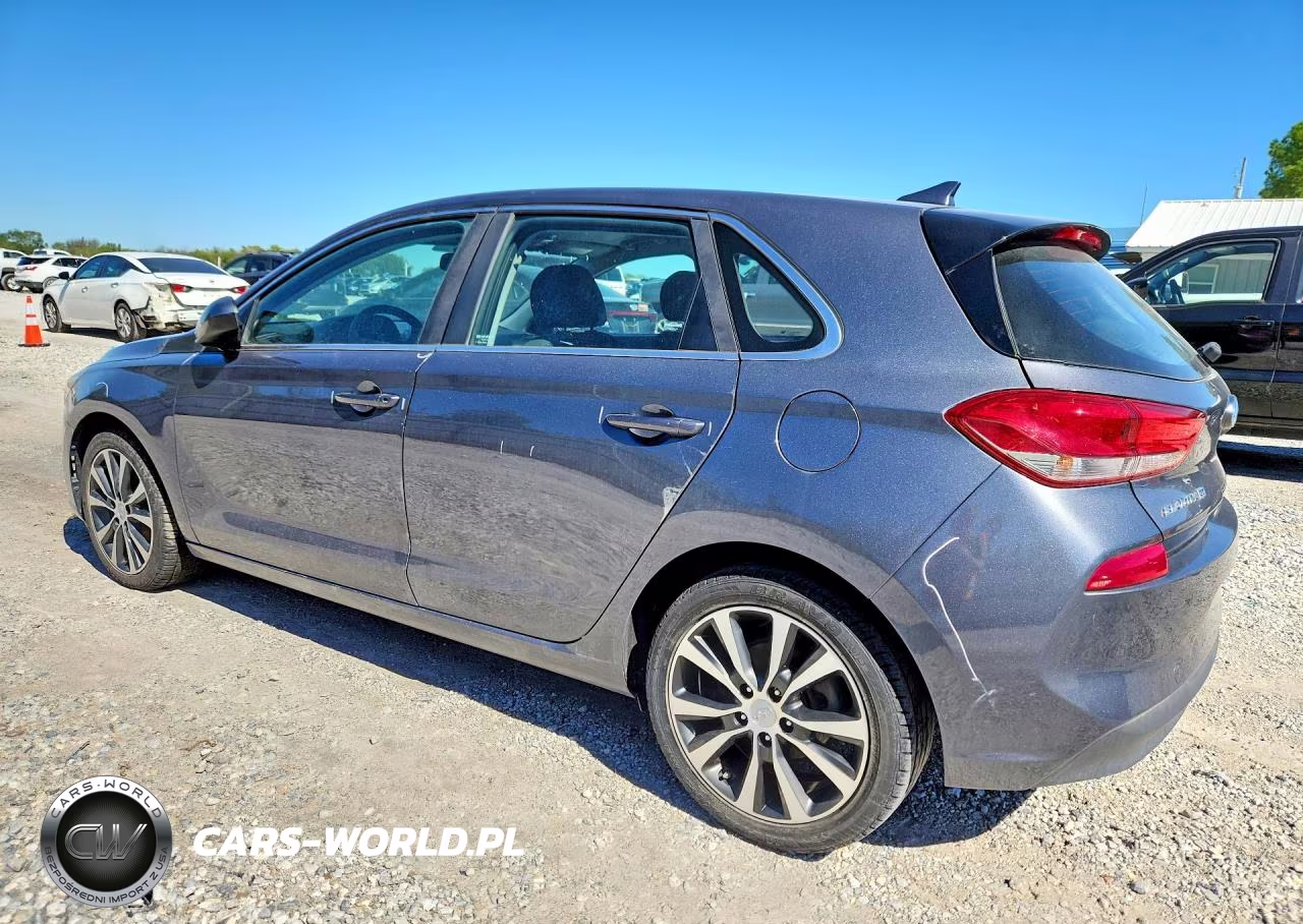 2018 Hyundai Elantra Gt Base VIN:KMHH35LEXJU077351 - 2