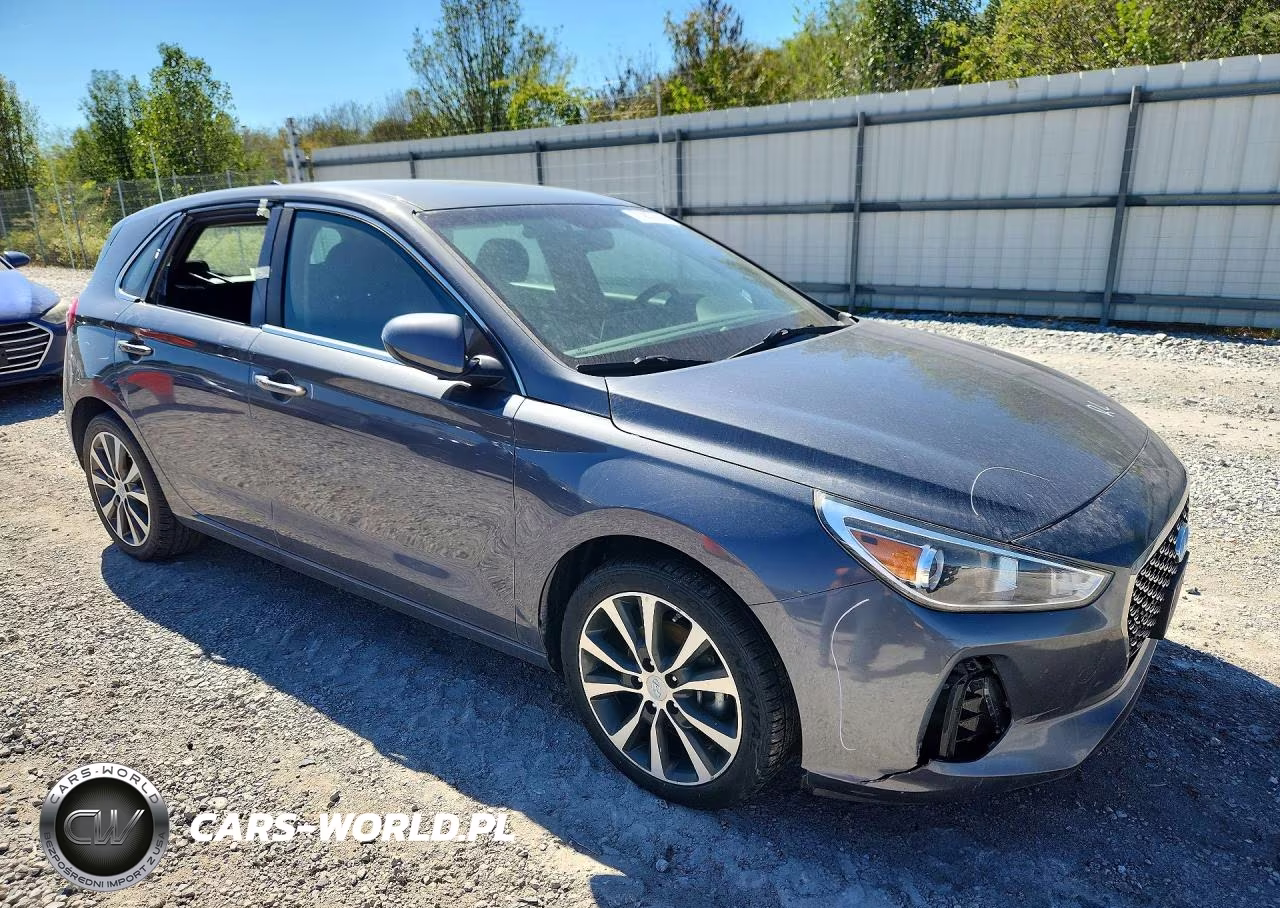 2018 Hyundai Elantra Gt Base VIN:KMHH35LEXJU077351 - 4