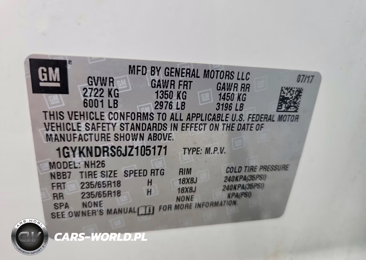 2018 Cadillac Xt5 Luxury VIN:1GYKNDRS6JZ105171 - 14