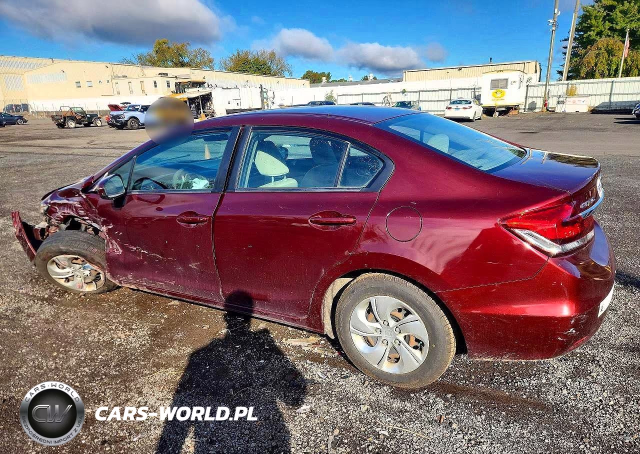 2014 Honda Civic Lx VIN:2HGFB2E57EH545752 - 2
