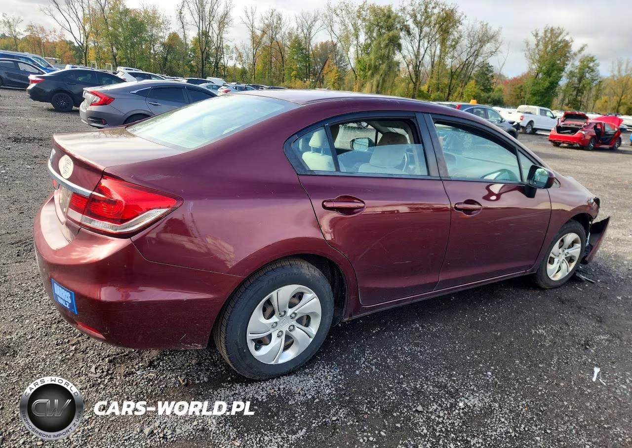 2014 Honda Civic Lx VIN:2HGFB2E57EH545752 - 3
