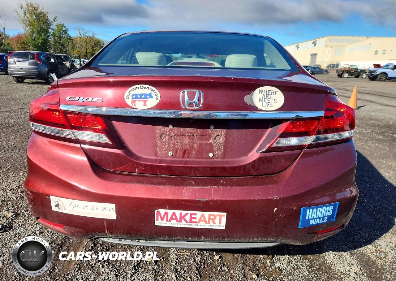 2014 Honda Civic Lx VIN:2HGFB2E57EH545752 - 6
