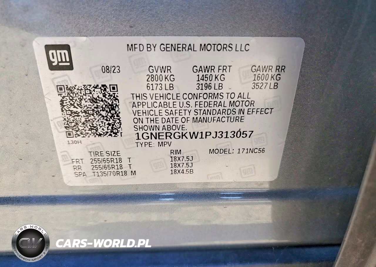 2023 Chevrolet Traverse Lt VIN:1GNERGKW1PJ313057 - 14