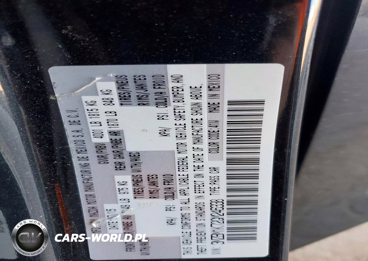 2016 Mazda 3 Sport VIN:3MZBM1K72GM246338 - 12