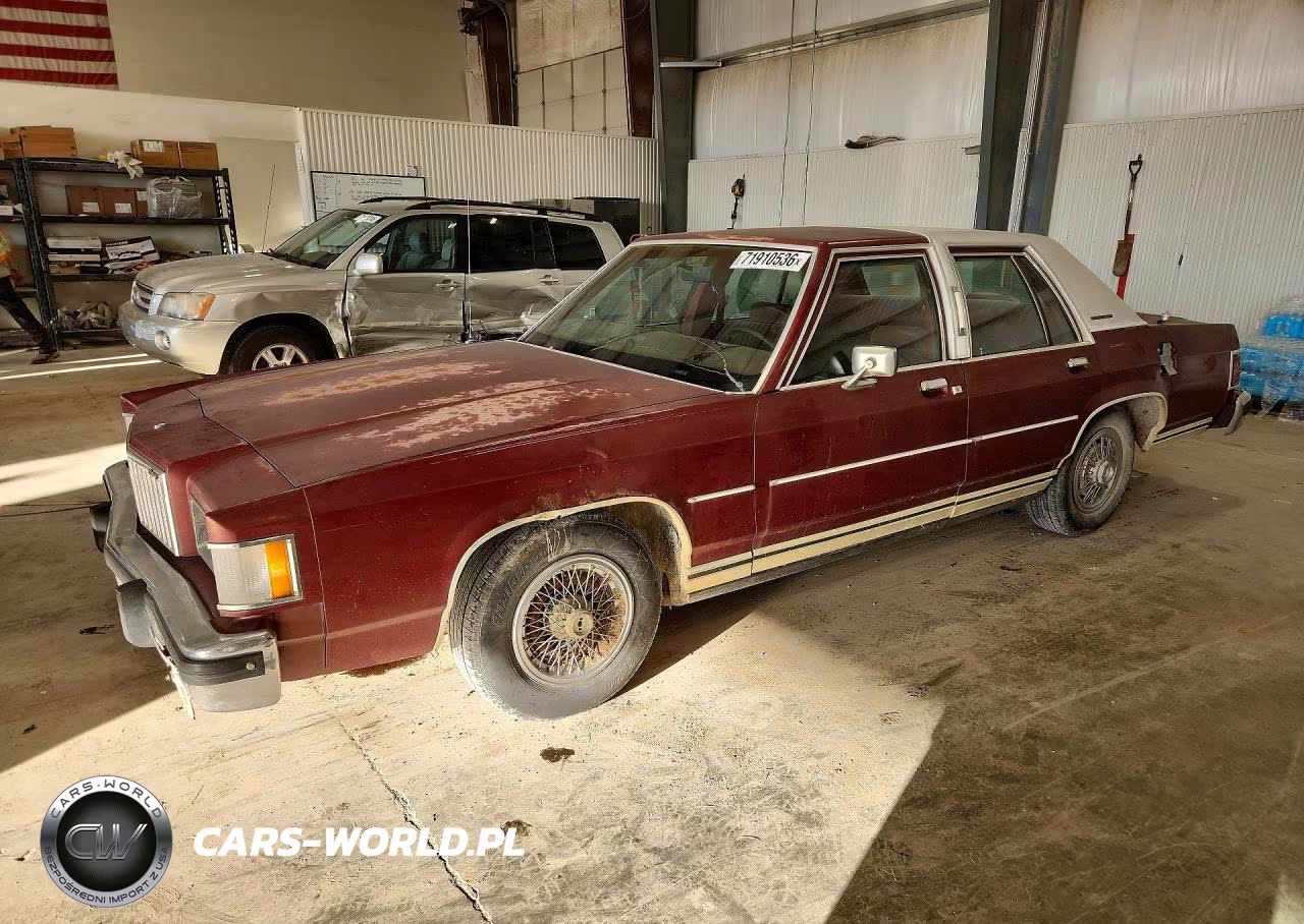 1986 Mercury Grand Marquis VIN:2MEBP95F8GX675496 - 1